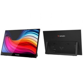 Verbatim Touch Light Monitor Portátil 35.6 cm (14") FHD IPS Táctil, 1920 x 1080 Pixeles, 10 ms, HDR, USB Tipo C, 2 Altavoces, Negro